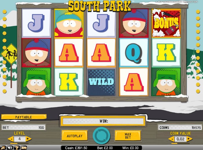 south-park-speelautomaat